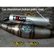 Knalpot KDX Exhaust Ninja 2 tak R RR SS Kis Standar Kompetisi Porting