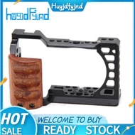 A6400 / A6300 / A6100 / A6000 Wood Handle Metal Camera Cage Stabilizer Rig Accessories