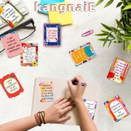KANGNAI 50Pcs Inspirational Cards, with Inspirational Quote Kraft Paper Uplifting Positive Affirmati