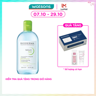 Nước Tẩy Trang Dành Cho Da Nhờn Và Da Mụn Bioderma Sebium H20 500ml