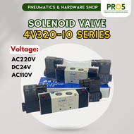 Airtac 4V320-10 3/8” AC220V | DC24V | AC110V Pneumatic 5/2 Way Double Solenoid Valve