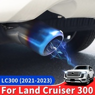 For 2021-2023 Toyota Land Cruiser 300 LC300 Modification Accessories Tail Throat Exhaust Pipe Decora