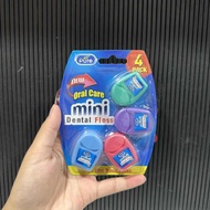 All Pure Dental Floss 10m- Assorted 4 Pack