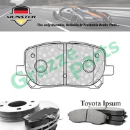 Münster Disc Brake Pad Front for Toyota Ipsum ACM20W 2.0 ACM21W 2.4 2001-2009 1AZ-FE 2AZ-FE