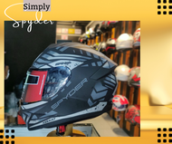 SPYDER spike2 g 3581 mss fullface single visor helmet  kbh