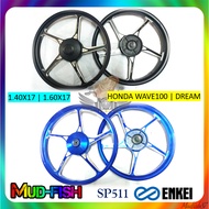 ENKEI SPORT RIM  SP511 FOR HONDA WAVE100 | EX5 DREAM -140X17 / 160X17 - BLACK, BLUE  FG511 (JBL 511)