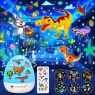 Easter Egg Light for Nursery Sound Machine | 15 Sleeping Sounds+12HD Films+7 Colors+360°Rotating | E