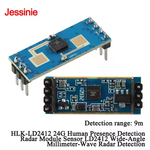 20pcs/1pc LD2412 24G Human Presence Sensing Radar Sensor Module HLK-LD2412 Wide-angle Millimeter Wav