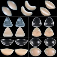 Silicone Breast Pad Insert Transparent Thickened Invisible Gathering Triangle Breast Pad Silicone Fa