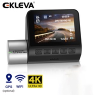 EKLEVA Dash Cam 4K 2160P WIFI Dual Dash Camera CAR DVR 2K Front and 1080P Rear Lens Vehicle Black Box Night Vision Hidden Car Dvrs