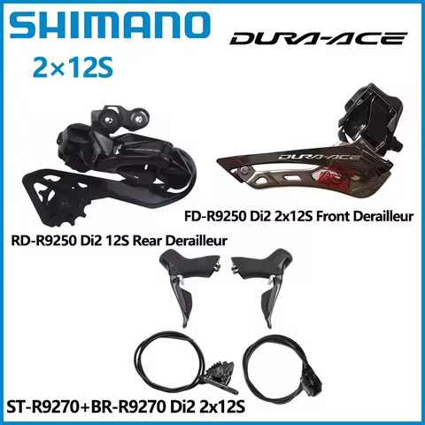 Shimano DURA ACE Di2 ST BR R9270 Hydraulic Disc Brake FD RD R9250 Front Rear Derailleurs 2x12Speed R