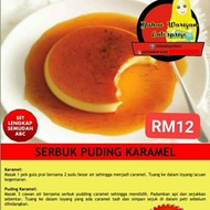 Serbuk puding karamel instant