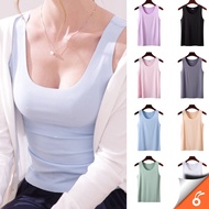 0299 SACHI Women Singlet Camisole Inner Tank Shirt Casual Plain Top Plus Size Undershirt Baju Peremp