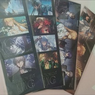 4Pcs/Lot Game Honkai Star Rail  2D animation peripheral laser bookmark Sunday Aventurine Kakavasha D