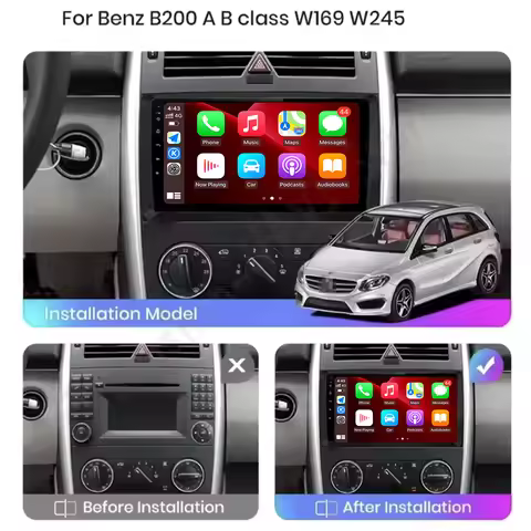 9 inch Android 16 Car Radio Video Carplay For Mercedes/Benz/W169 W245 W639 W906 Sprinter B160 B170 B
