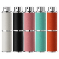 owlyee 5PCS Perfume Atomizer, 8ML Leather Empty Cologne Sprayer, Mini Perfume Spray Bottle for Trave