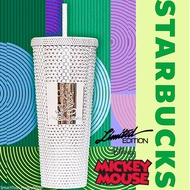 แก้วหนามโลหะเก็บความเย็นรุ่นพิเศษจากสตาร์บัค Starbucks X Disney Mickey Mouse Bling Cold Storage Mug