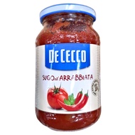 DE CECCO 得科 蕃茄香料義大利麵醬 辣味  400g  1罐