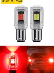 ไฟเลี้ยว ไฟถอย ไฟเบรค LED รุ่น16SMD-2835 (ไม่กระพริบ) (1ชิ้น) (หลอดใส) ขั้วT20 /1156 /1157 ไฟรถยนต์ 