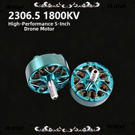FKILA Flying Racing Motor, HSKRC 2306.5 1800KV Crossover|Brushless MotorRacing Drone Parts,  Blue Co