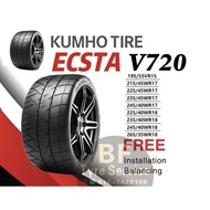 NEW kumho semi slick tyre Escta720 new tyre size195/55/15 215/45/17 225/45/17 235/45/17 245/40/17 225/40/18 235/40/18johor