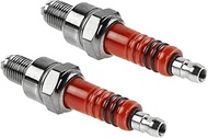 FLYPIG Spark Plug 3 Electrode A7TC A7TJC C7HA C7HSA CR6HSA CR7HSA C5HSA C6HSA for GY6 50cc 70cc 90cc