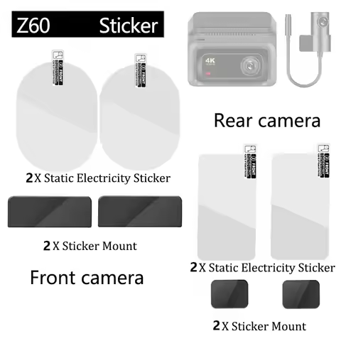 for DDPAI Dash Cam Z60 / Z60 PRO / MINI2X Static Sticker Sticker