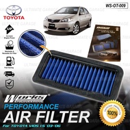 TOYOTA VIOS NCP42 1.5 03-06 Works Engineering Drop In Air Filter Element Enjin Engine High Flow WS-O