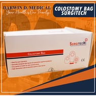 COLOSTOMY BAG SURGITECH 70MM (10 SETS)