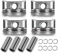 CYCWER 1ZZFE 1ZZ-FE 4pcs Engine Piston Rings Fit for 2003-2008 VIBE 1.8L, Fit for 2000-2008 COROLLA 