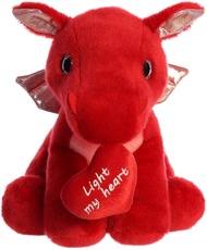 World Valentine Items - 9"" Light My Heart Red Dragon