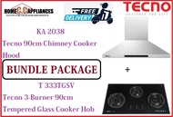 TECNO HOOD AND HOB FOR BUNDLE PACKAGE ( KA 2038 &amp; T 333TGSV ) / FREE EXPRESS DELIVERY