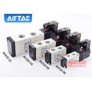 Airtac Solenoid Pneumatic Valve 4V210-08-06 4V110-M5-06 4V310-08-10 4V410-15 Controller Valve Revers