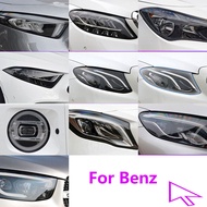 2ชิ้นฟิล์มป้องกันสำหรับไฟหน้ารถผ้าคลุมรถ Mercedes Benz E W213 C W205 W177 CLS C257 GLA C118 GLA อุปก