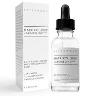 Asterwood Matrixyl 3000 & Argireline Peptide Serum with Hyaluronic Acid | Matrixyl 3000 3% + Argirel