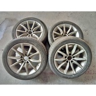 Titanium wheels Rim With Tyre For BMW E60/61 R17 8JX17ET20 6777348