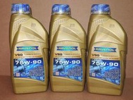 《TT油品》Ravenol 漢諾威 VSG 75W90 競技專用全合成齒輪油 ZF指定 CX-5 差速器 手排油 WRX