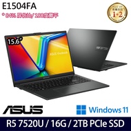 《ASUS 華碩》E1504FA-0081K7520U(15.6吋FHD/Ryzen5 7520U/16G/2TB PCIe SSD/Win11/特仕版)