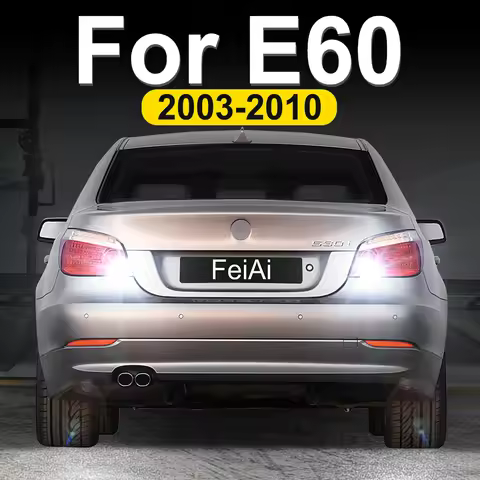 For BMW E60 2003-2010 LED Backup Reverse Lights Car Reversing Back Up Lamp 545i 530i 525i 520i 530d 
