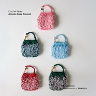 GANTUNGAN Airpods TWS Case Pouch Earphone Crochet Knit Hanger Bag Charm
