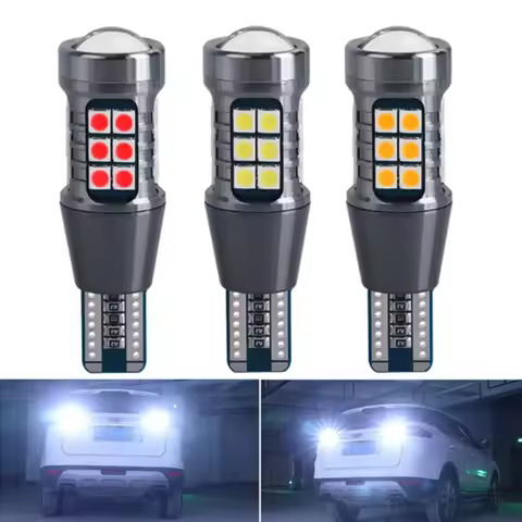 T10 T15 W16W WY16W Car Reserve Lights Signal Lamps Canbus LED Bulb 3030 24SMD Tail Brake Lamp Auto B