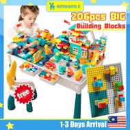 Building Block Assembly Particle Block Toy Table Multifunctional Removable Kid High Table Chair Chil