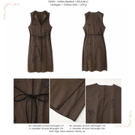 76394 - Coffee Beaded 2 (XS, S, M, L) - Pants