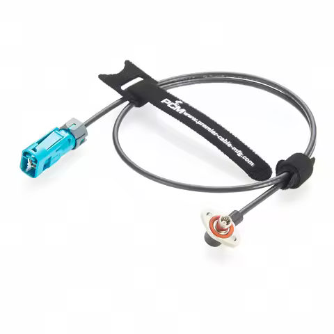 Original Rosenberger 59Z163-003-Z IP67 Waterproof FAKRA Z Female to SMB Female Right Angle 2-Hole Fl