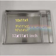 (9“X11“X1“)(10“X14“X1“)(12✘15✘1)(10x11x1)(13.5✘16.5✘1)(12✘14✘1)BAKERY TRAY BISCUITS MOULD LOYANG BIS