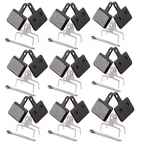 10Pairs Bicycle Semimetal Brake Pads for Shimano B01S M375 M395 M446 M485 M486 M416 Deore M515 M525