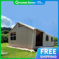 3.6X4.8M Large Cotton Tent for Long-Term Camping Farm Shed Use 32mm Steel Poles