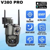Camera Wifi IP Camera Chống Trộm V380 PRO DUAL LENS Full HD 1080p Có Hồng Ngoại Đàm Thoại 2 Chiều Gi