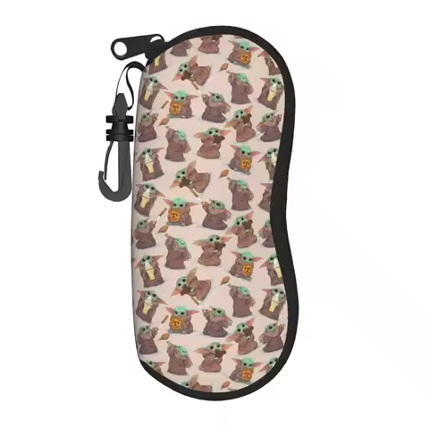 Grogu The Mandalorian W-Warss Glasses Case Men Women Waterproof Accessories S-Stars Game Eyewear Sto