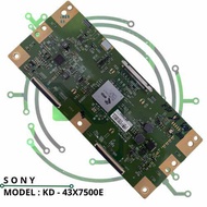 ORIGINAL T-CON TCON TICON BOARD TV LED SONY 43 INCH KD-43X7500E KD 43X7500 E